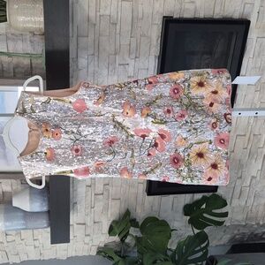 Milly Kyla Botanical Petals Sequin Mini Dress Size 6 New!
